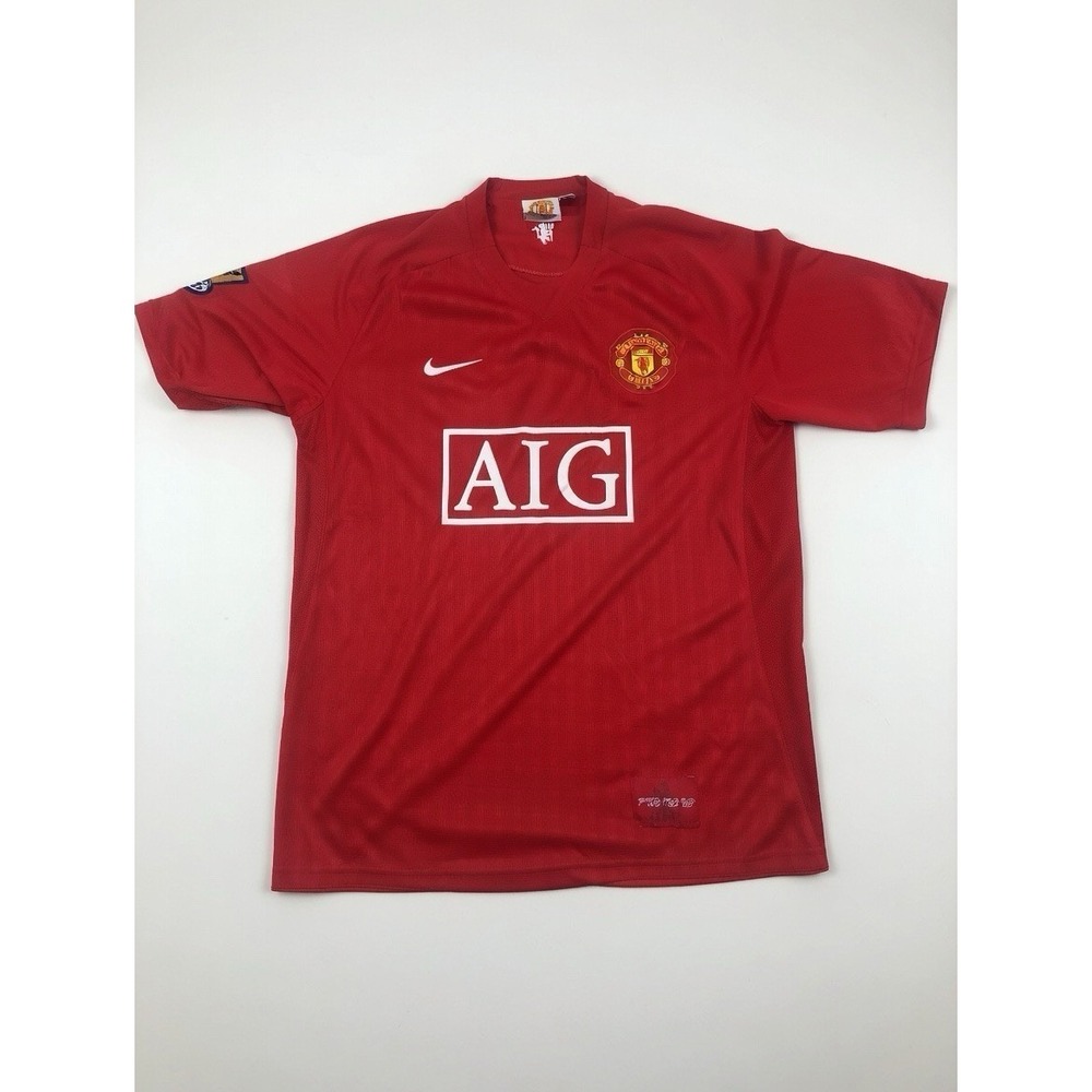 Manchester United Red Jersey Xl Barclays Premier League 06/07 Champions